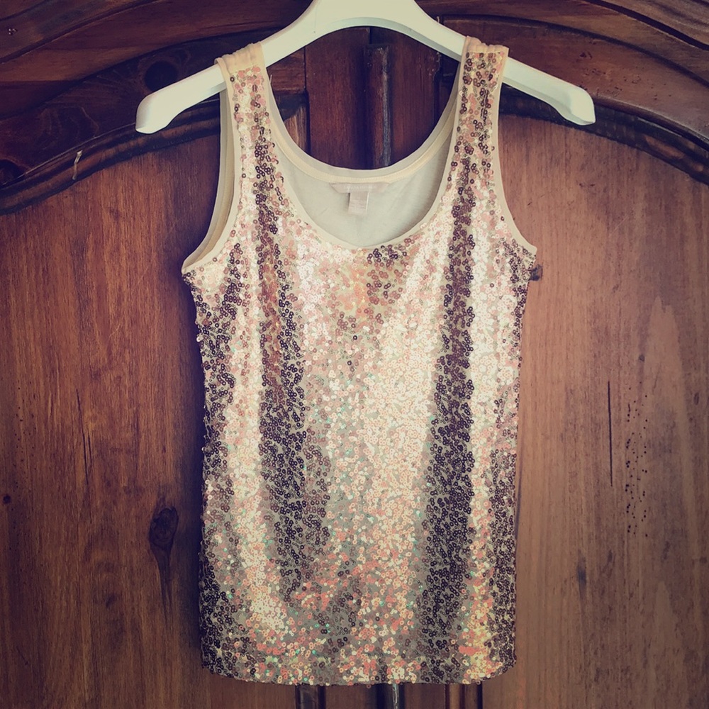 Banana Republic sequin Top